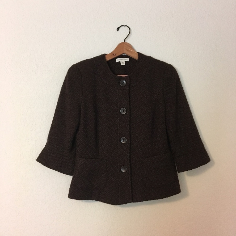 Coldwater Creek  3/4 sleeve Blazer Size 6 Petite